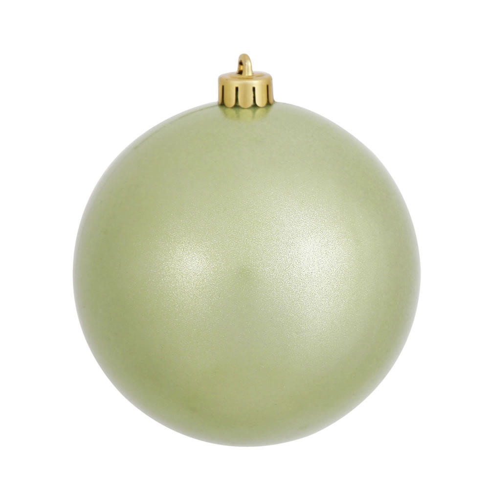 Vickerman 4" Blue Candy Christmas Ball Ornament 6 per Boxag