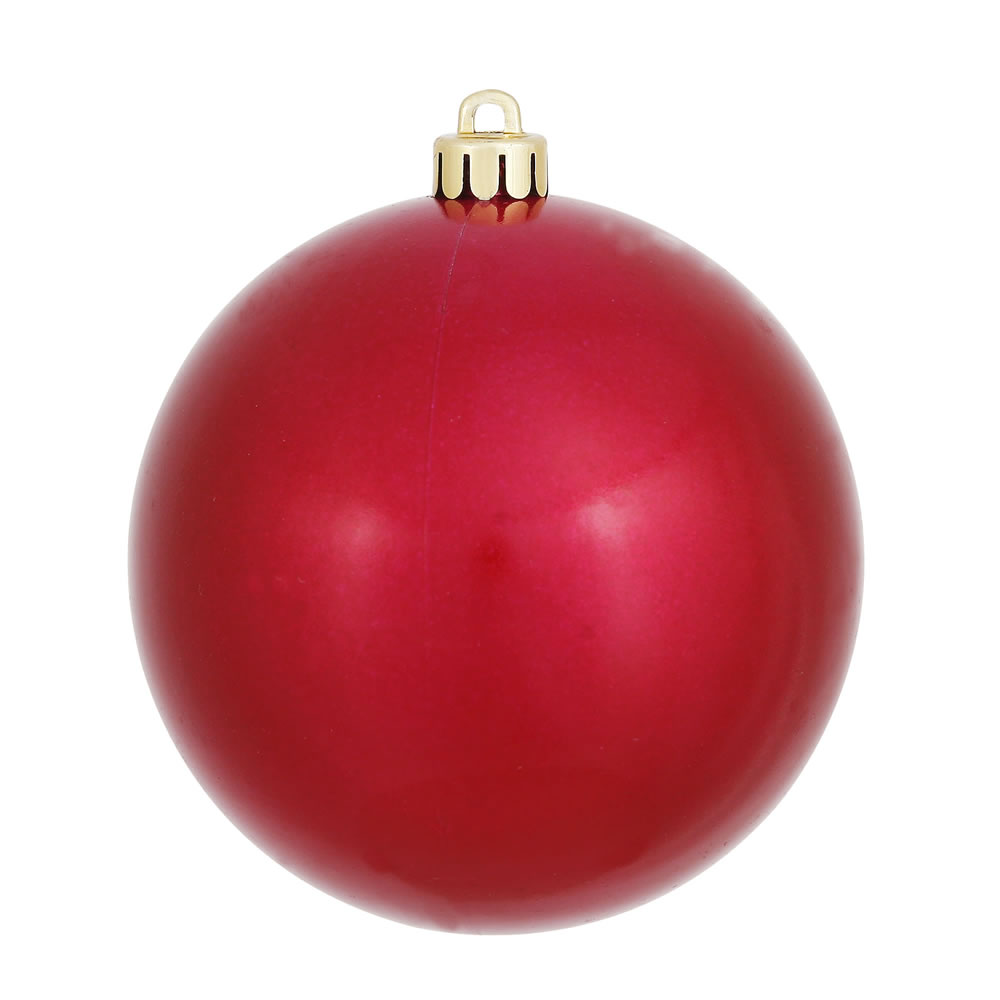 Vickerman 8" Wine Candy Christmas Ball Ornament