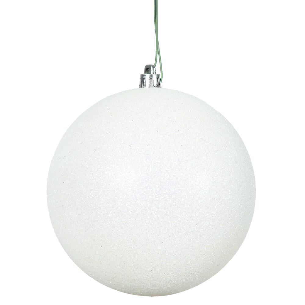 Vickerman 10" Silver Shiny Christmas Ball Ornament