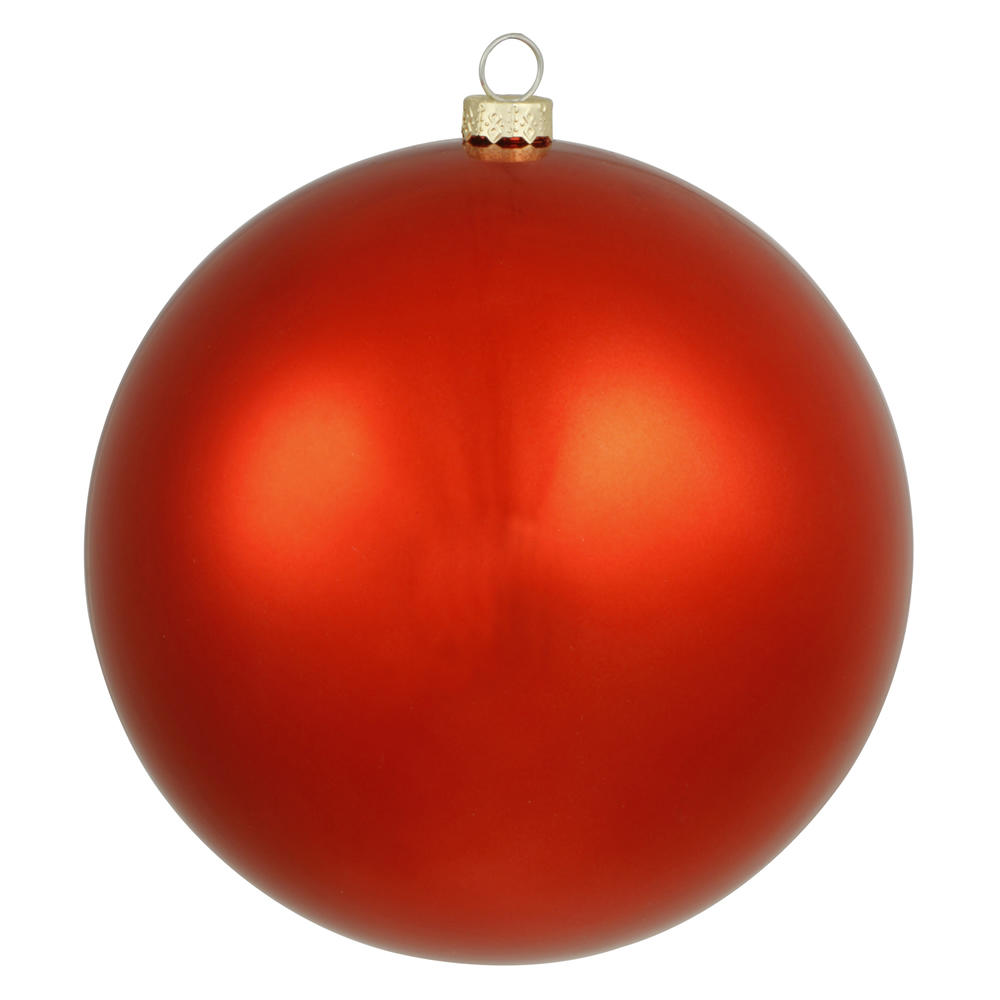 Vickerman 15.75" Plum Shiny Christmas Ball Ornament Shatterproof