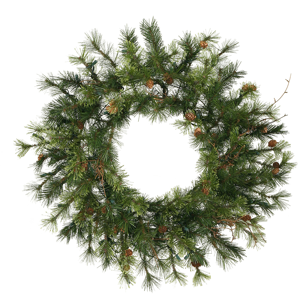 Vickerman 30" Mixed Country Pine Artificial Christmas Wreath