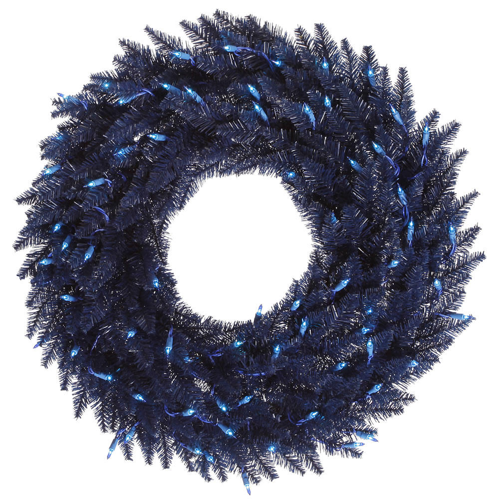 Vickerman 24" Navy Blu Fir Artificial Christmas Wreath