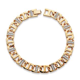 Palmbeach Jewelry Mens 110 Tcw Cubic Zirconia 10 Mm