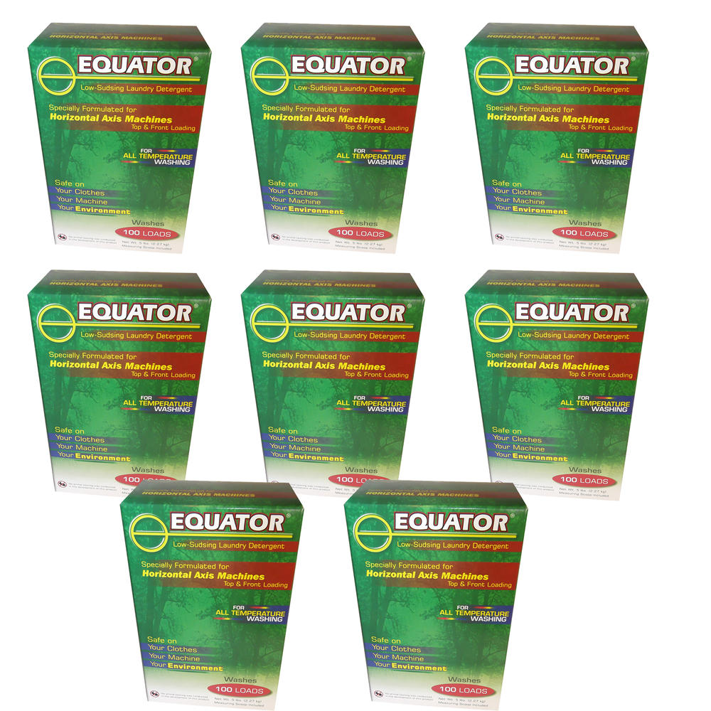 Equator HE Detergent 1 case (8 boxes of 5lbs. each)