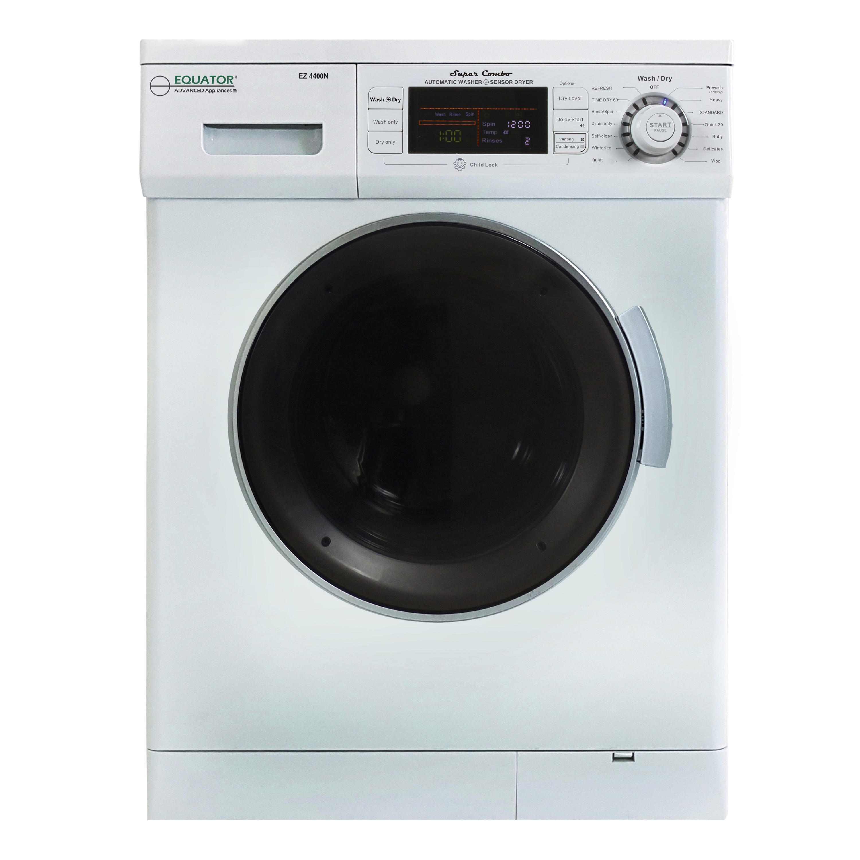 Ez Way Auto Sales >> Equator EZ 4400 N White All in one Compact Washer and ... Ez Way Auto Sales >> Equator EZ 4400 N White All in one Compact Washer and ...