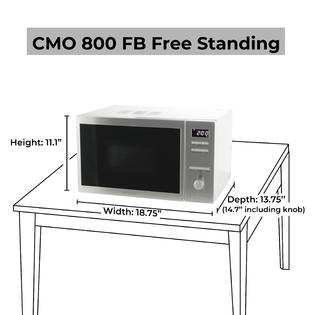 Deco CMO800 FB 0.8 cu. ft. Free standing Microwave Oven in 