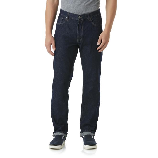 Basic Editions Men's Slim Fit Jeans - Dark Wash
