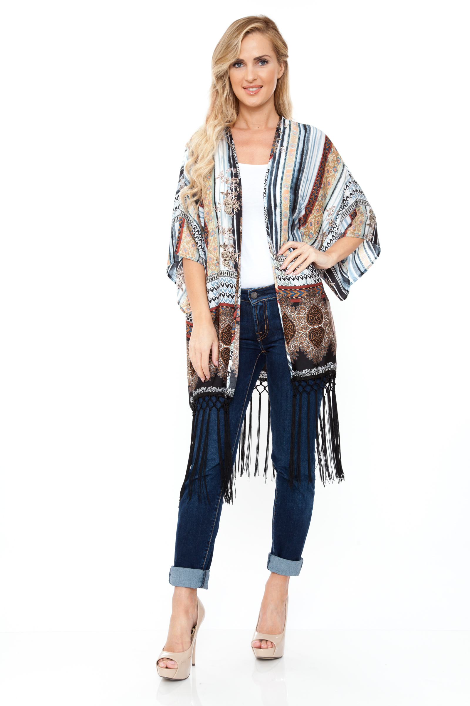 Fringe Kimono