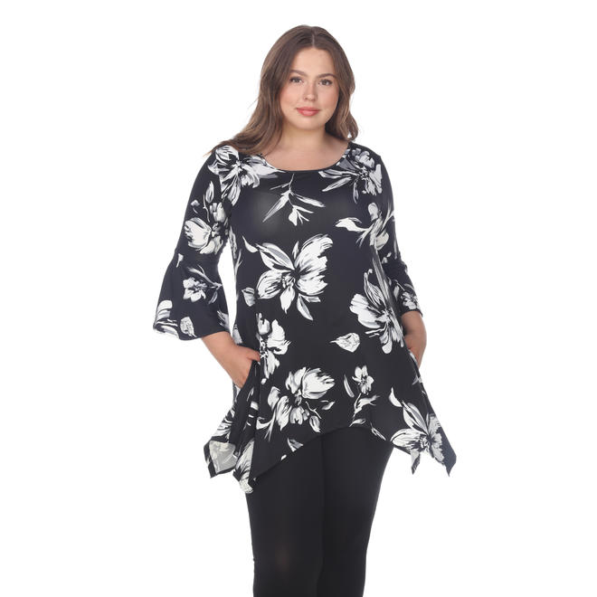 White Mark Plus Size Blanche Tunic
