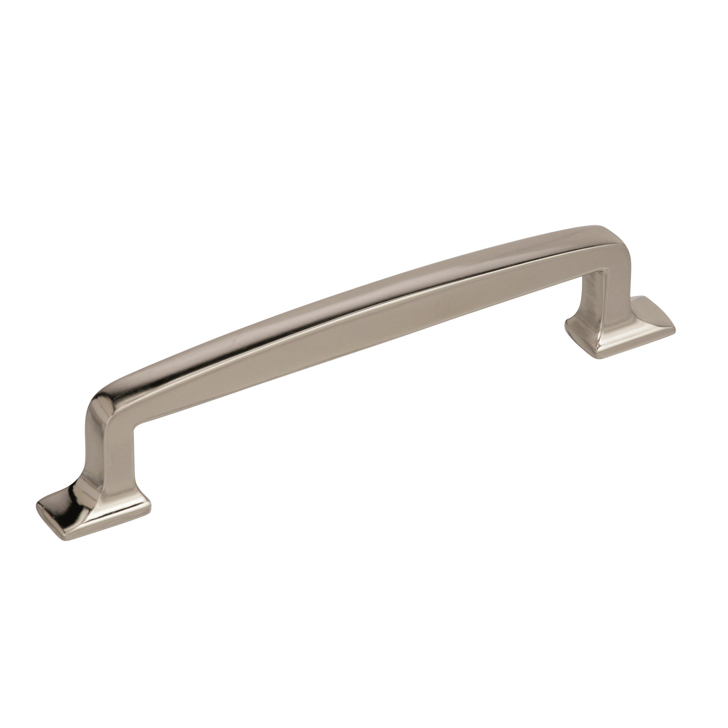 Amerock Westerly 5-1/16 in (128 mm) Center-to-Center Polished Nickel Cabinet Pull