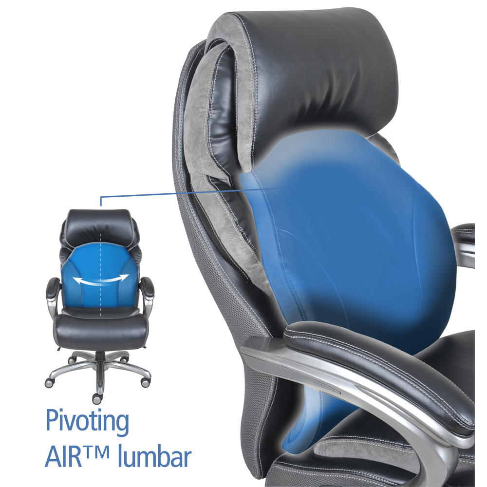 Serta big and tall executive office chair with air technology and smart layers premium elite foam Clearance