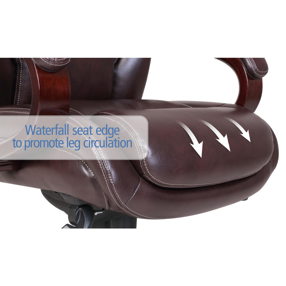 LaZBoy Bellamy Comfort Core Traditions Executive Office ChairCoffee