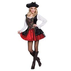 Totally Ghoul Pirate Maiden Halloween Costume - One Size Fits Most Size: One Size Fits Most