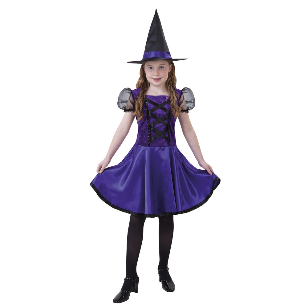 Totally Ghoul Halloween Violet Witch Costume