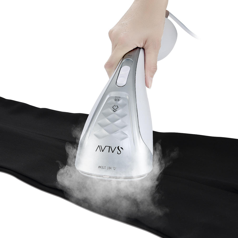 SALAV HS-100-Silver DuoPress Hand Held Steamer, All in One Steamer + Iron, Silver