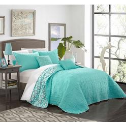 Chic Home Pamelia 9 Piece Reversible Bed in a Bag Quilt Set