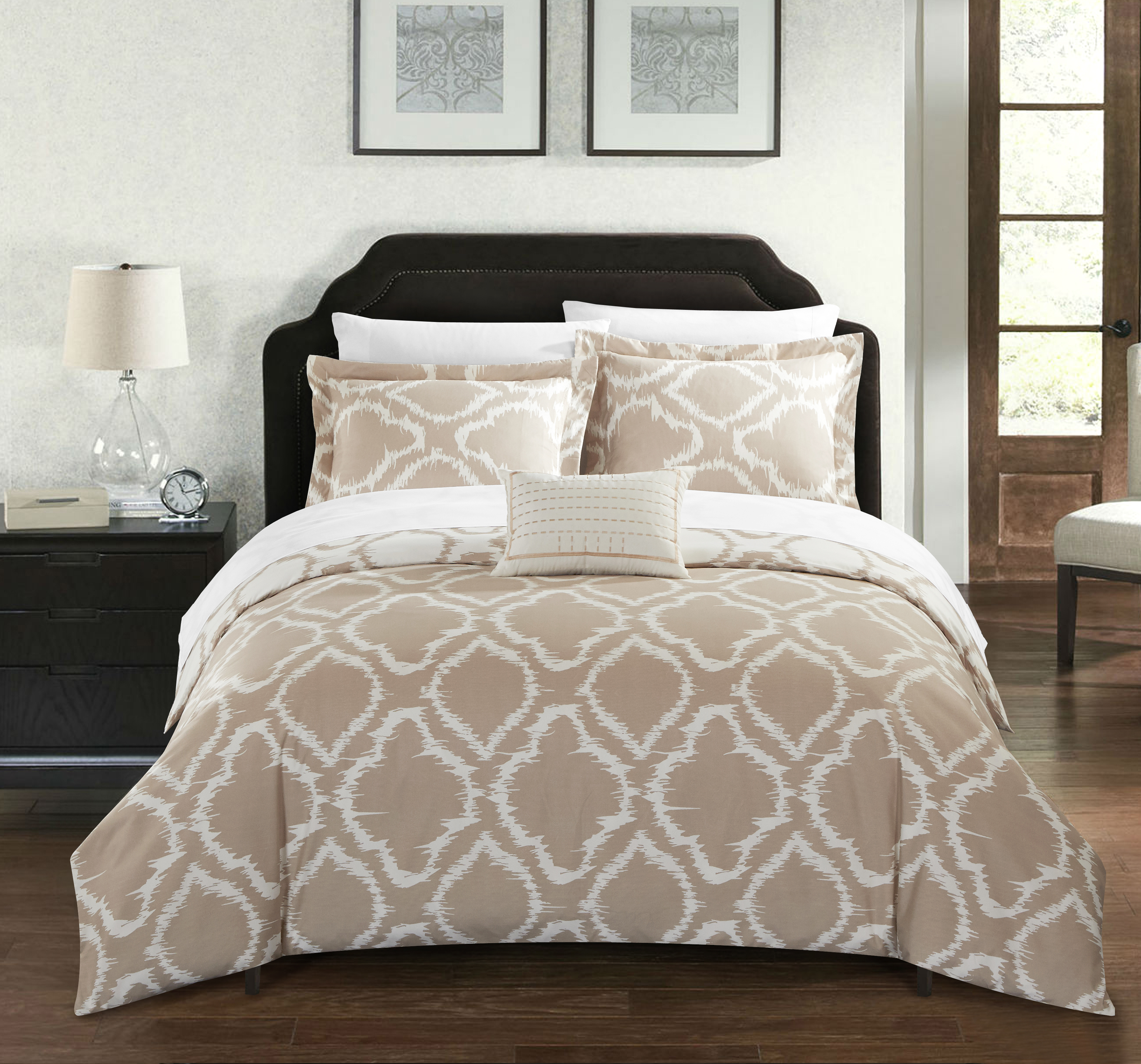 Chic Home Asya Reversible Bed in a Bag Duvet Cover Set