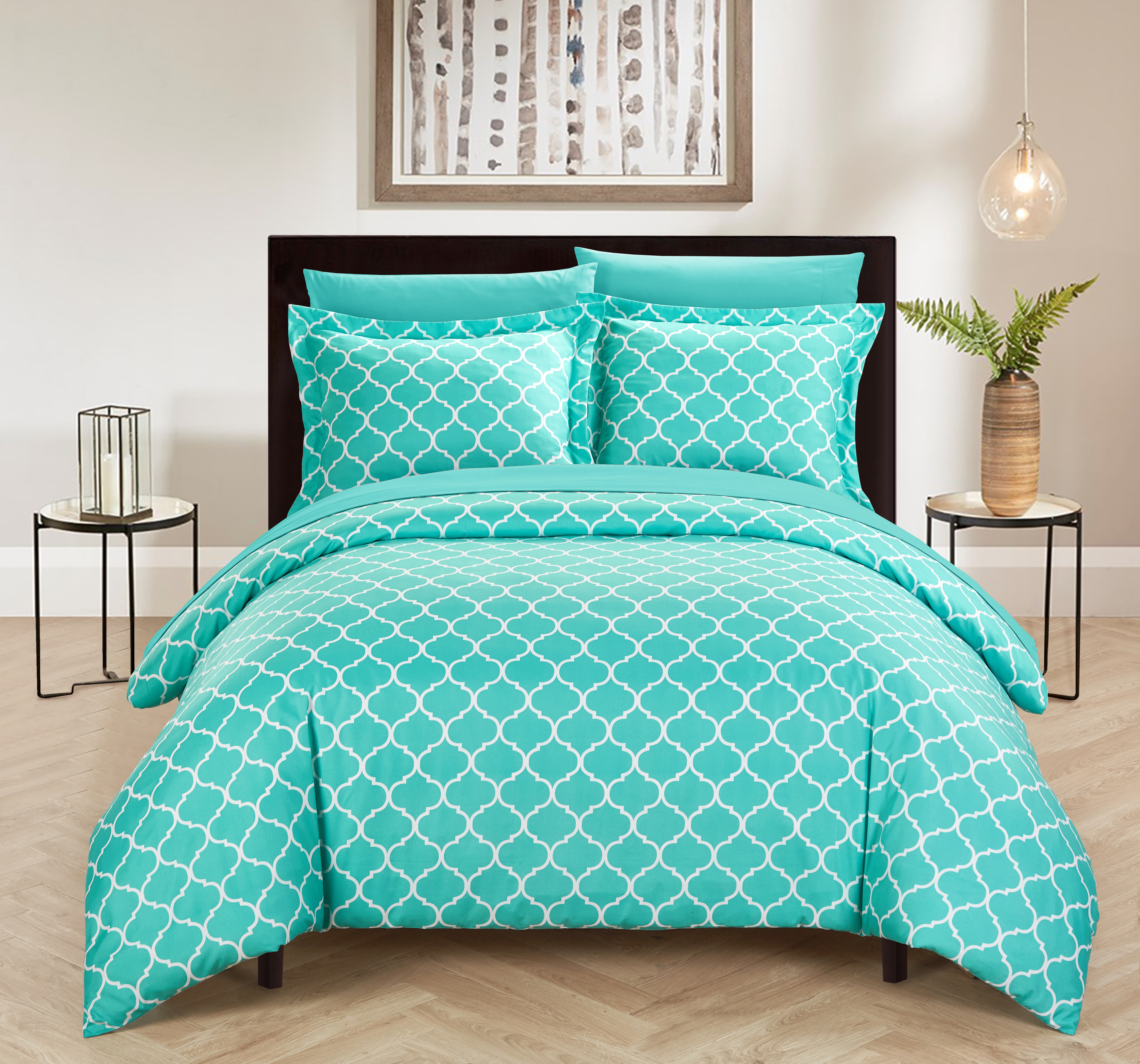Chic Home Finlay 2 or 3 Piece Reversible Duvet Cover Set