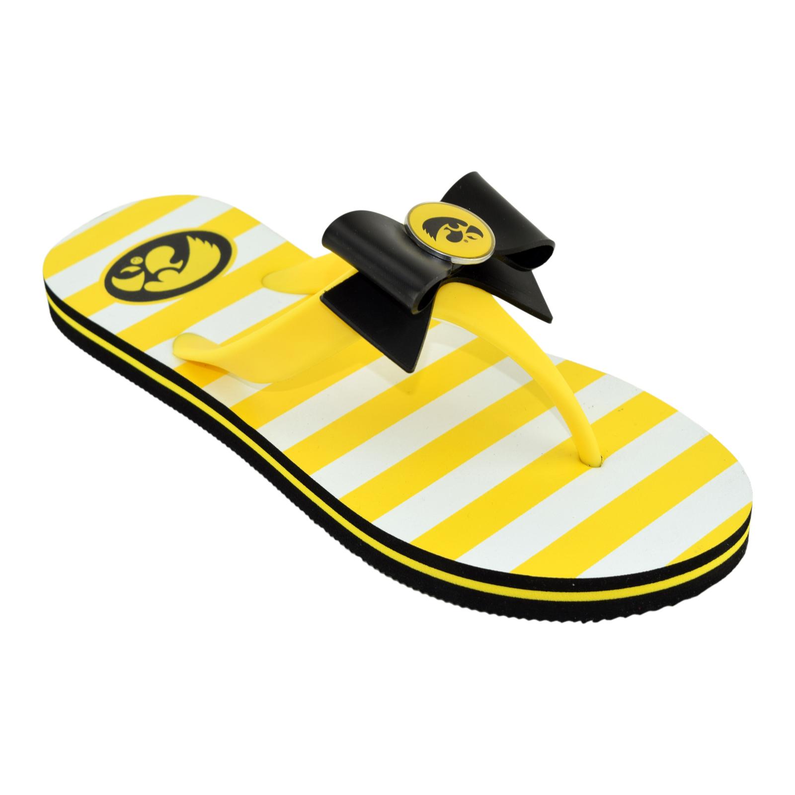 iowa hawkeye flip flops