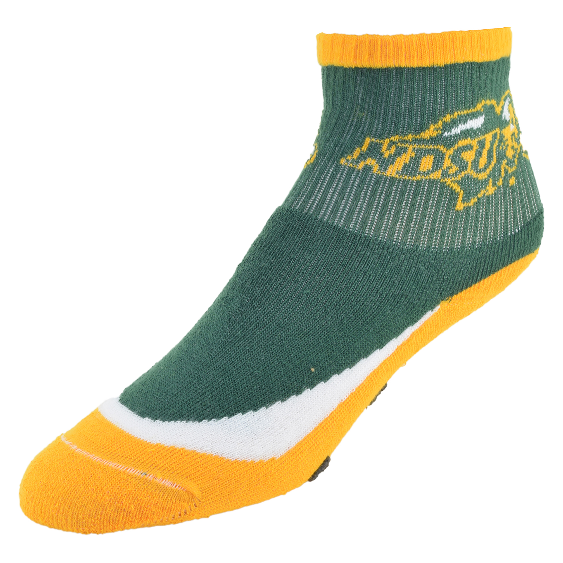 NCAA Men&#8217;s Grip Turf Socks - North Dakota State Bison