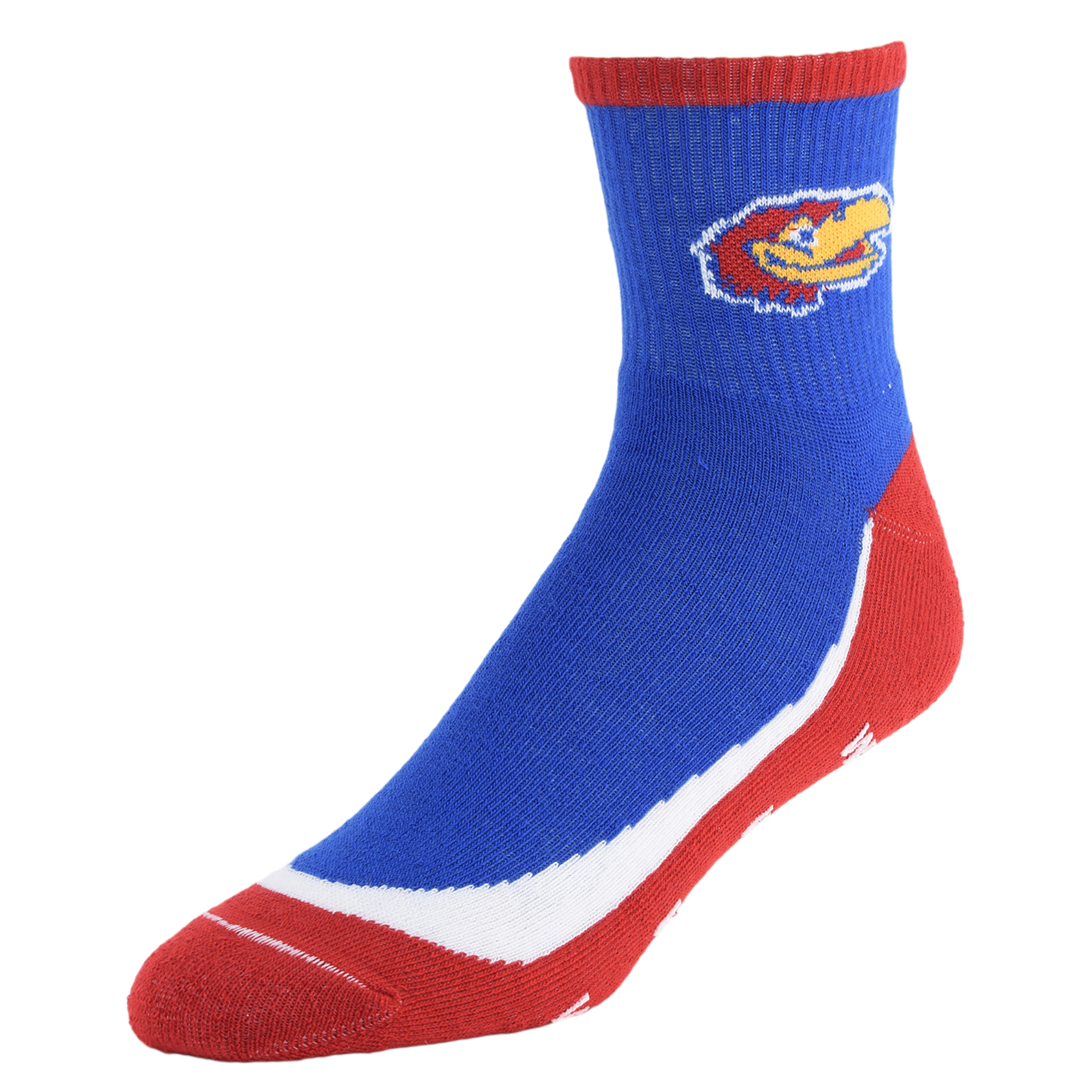 NCAA Men's Grip Turf Socks - Kansas Jayhawks, Size: One size NCAA Men's Grip Turf Socks - Kansas Jayhawks, Size: One size