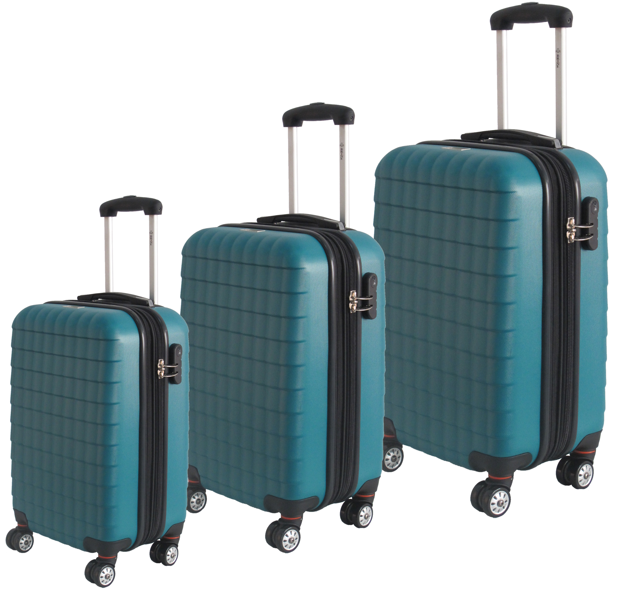 McBRINE Eco Friendly Hard Sided Expandable 3 Pc Luggage Set