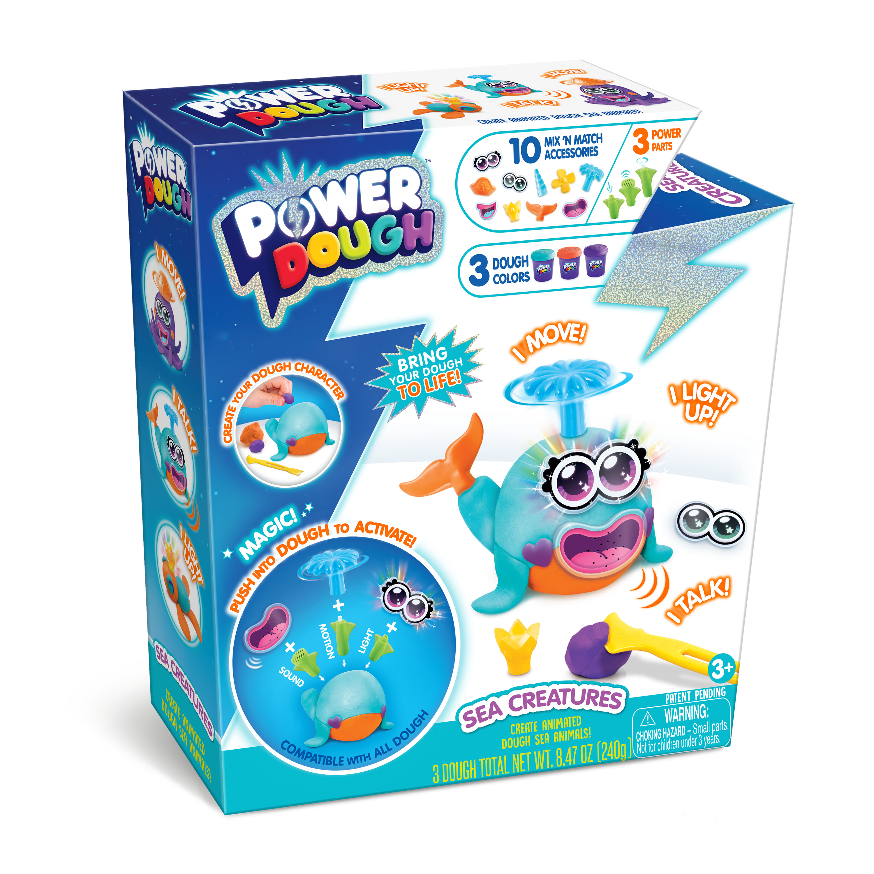 Canal Toys Power Dough Sea Creatures Kit