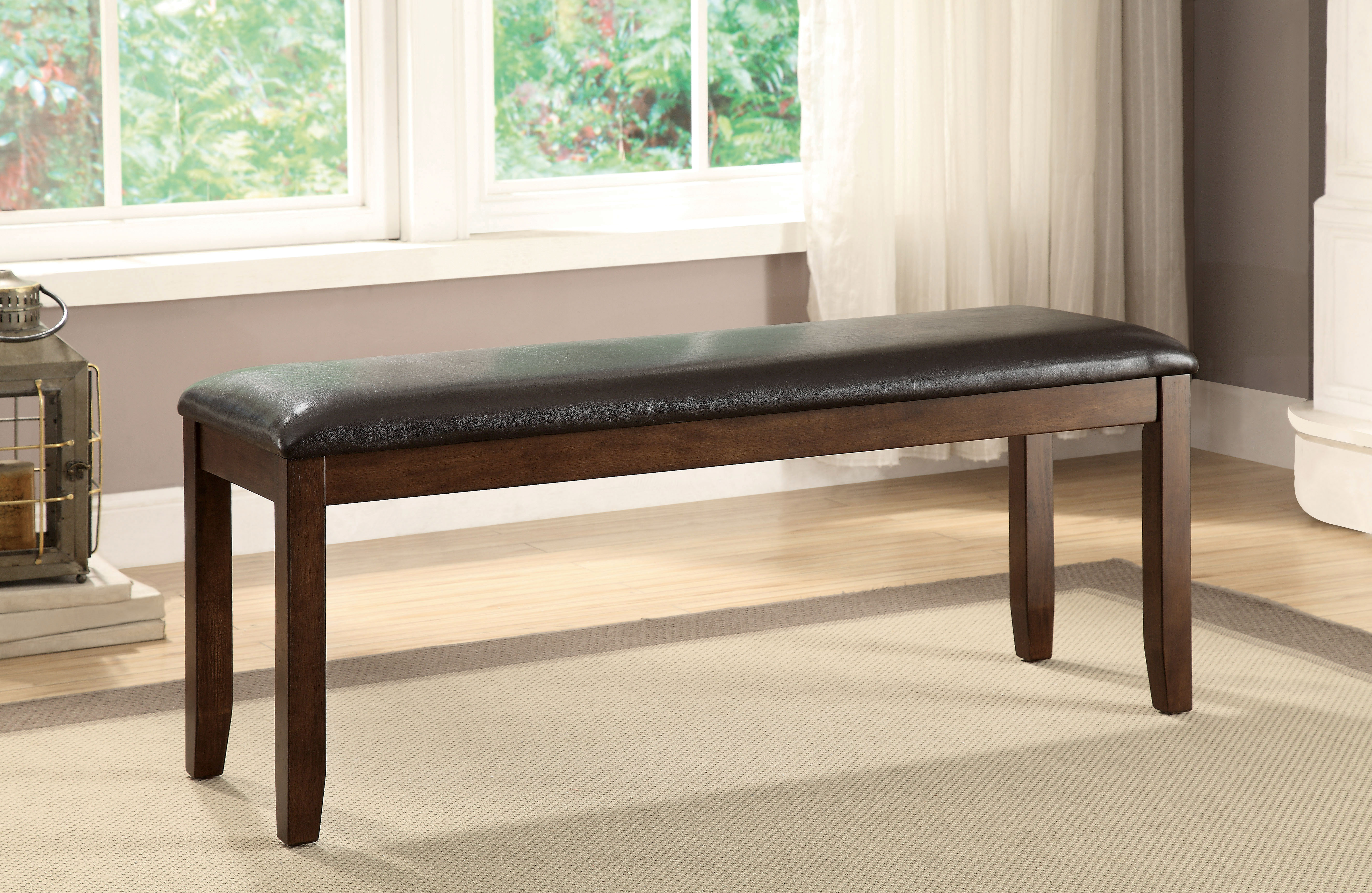 Furniture Of America Theron I Country Style Dining Bench Rustic Oak