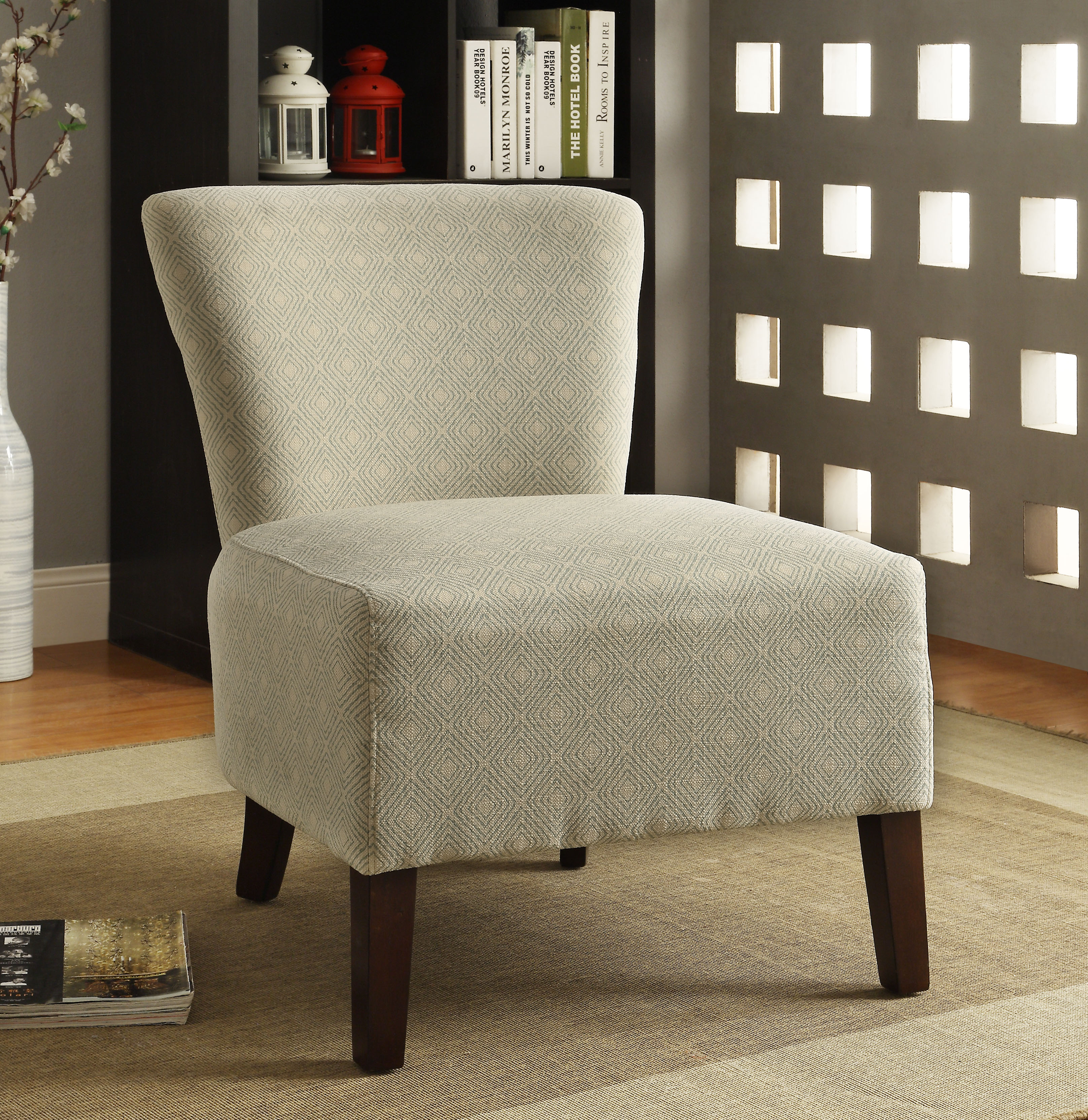 Furniture of America Wyllin Upholstered Accent Chair