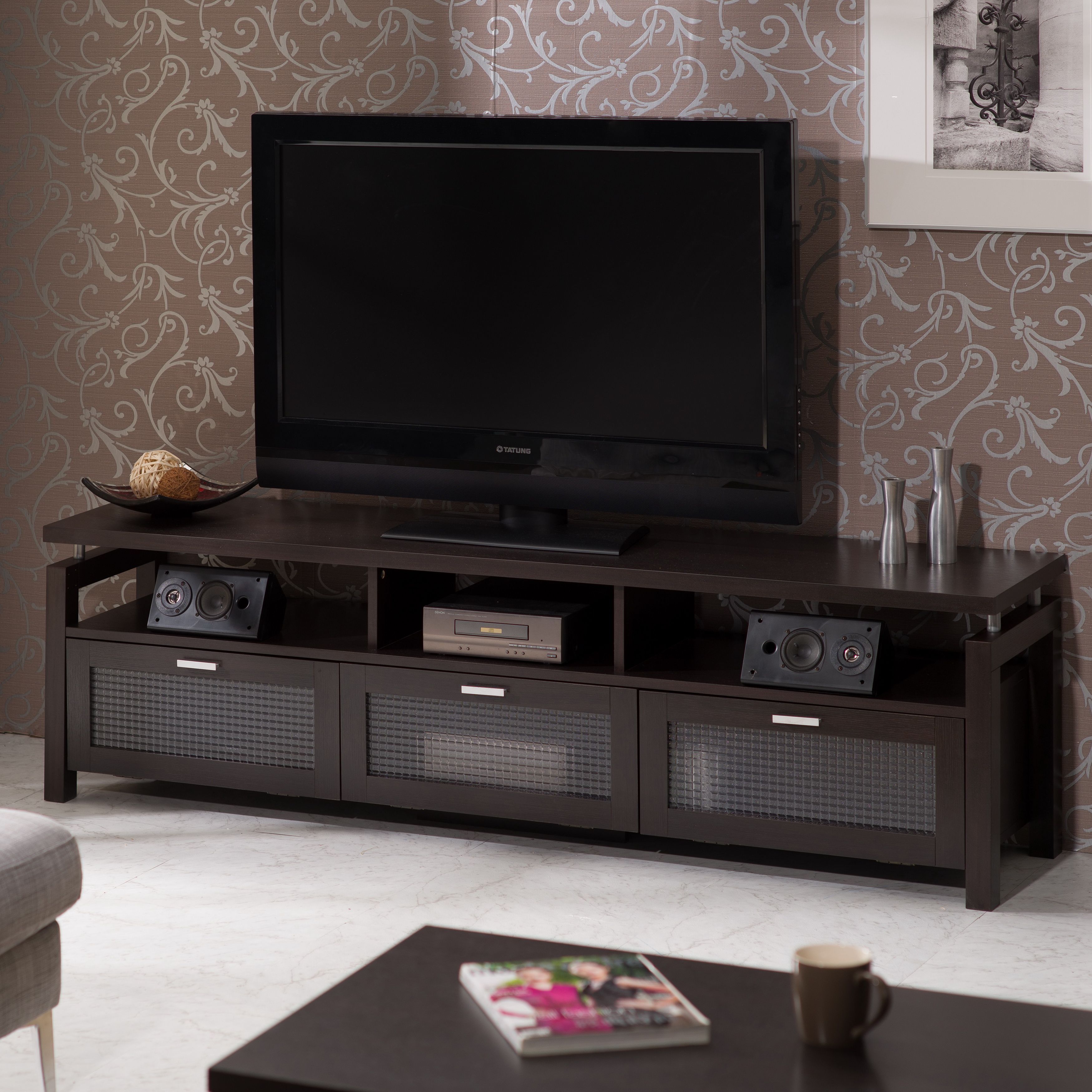 Auto Parts Coupons >> Furniture of America Espresso Mistell Modern Entertainment Center Auto Parts Coupons >> Furniture of America Espresso Mistell Modern Entertainment Center