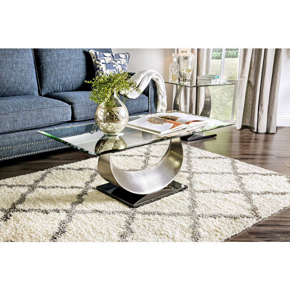 Furniture of America Odette Contemporary Style Coffee Table