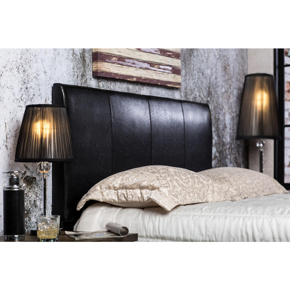 Furniture of America Malina Leatherette Height Adjustable Headboard