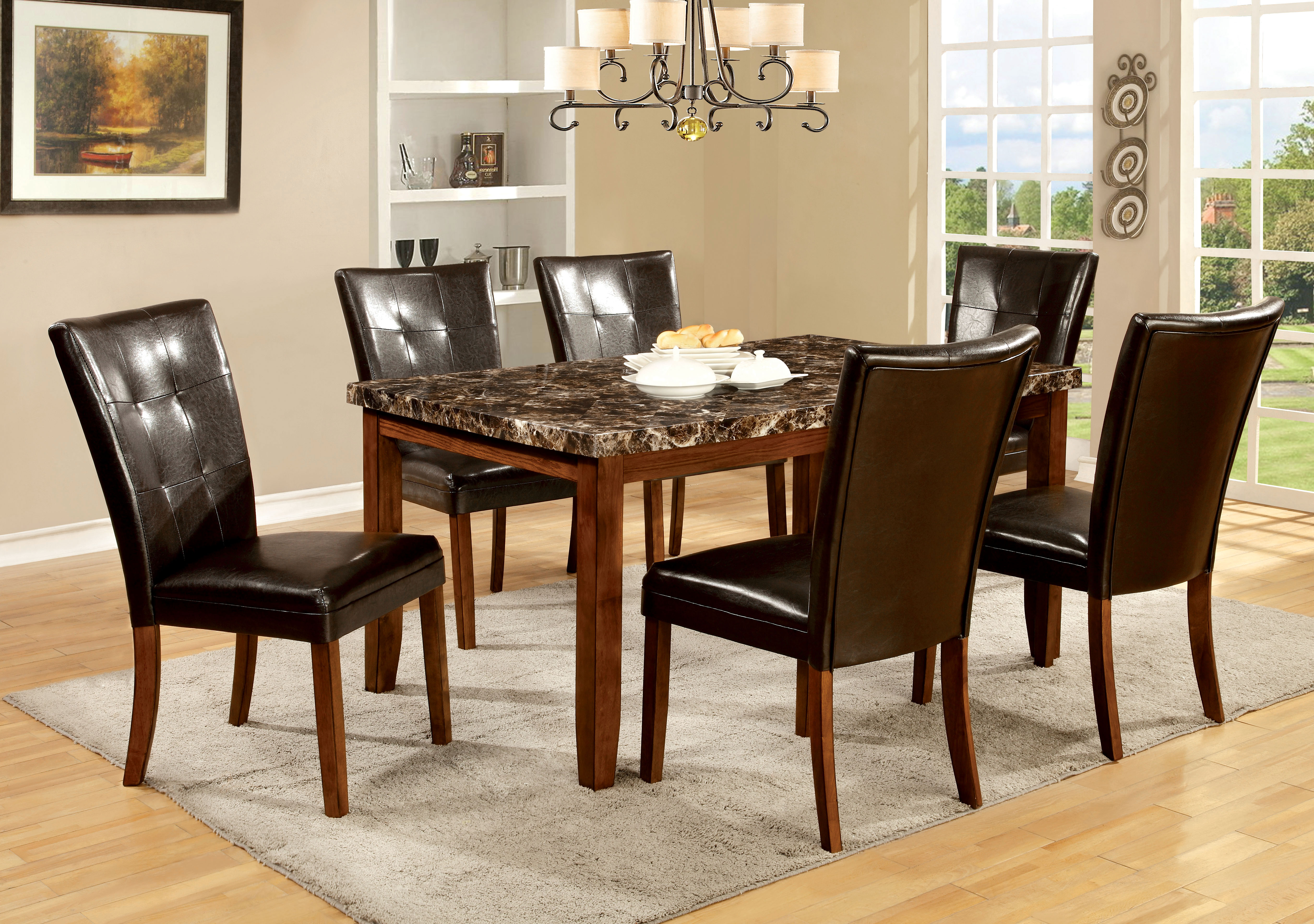 Marble Top Dining Table Set Excellent Ideas Marble Top Dining