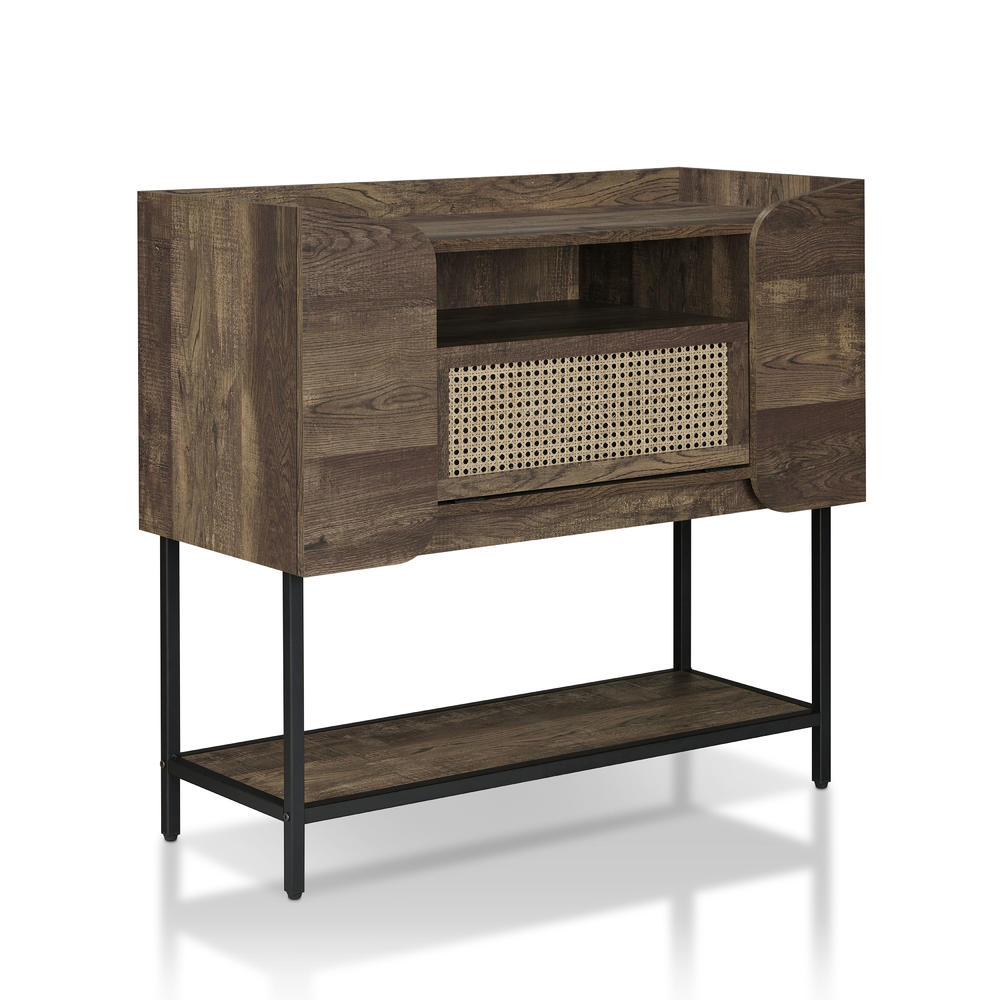 Furniture of America Dariela Crenceta Rustic Storage Console Table