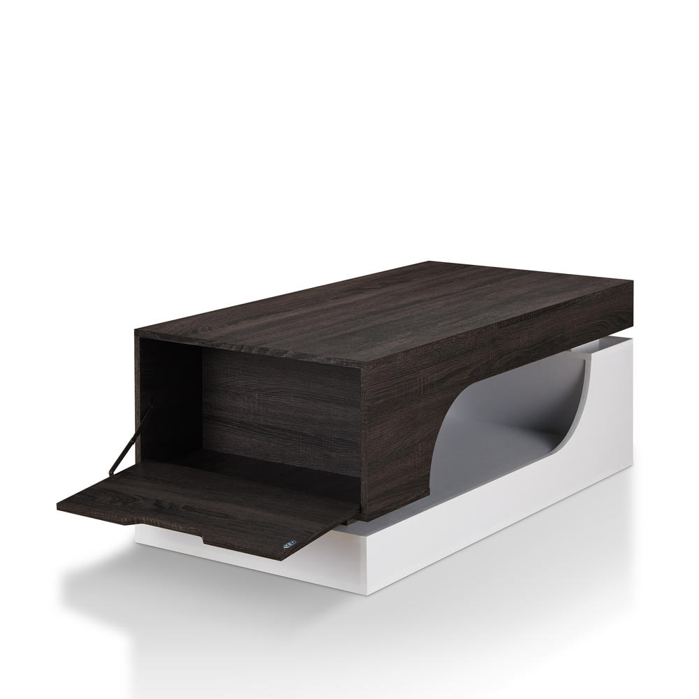 Furniture of America Edrea Modern Two-tone Coffee Table