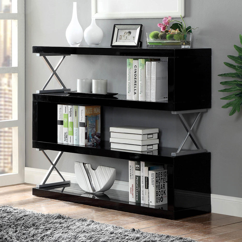 Furniture of America Gavia Contemporary 4 Shelf Bookcase