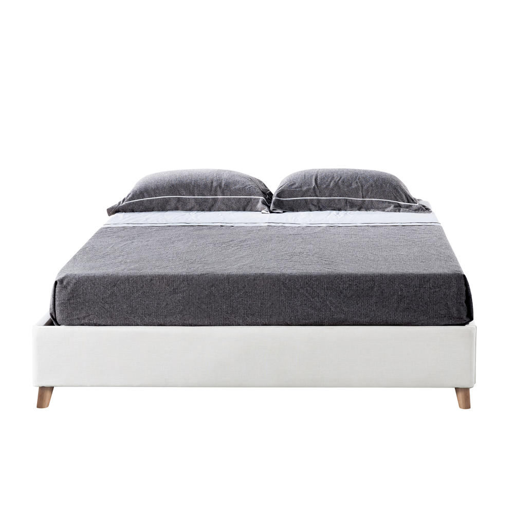 Furniture of America Holland Mid-Century Modern Fabric Upholstered Bed