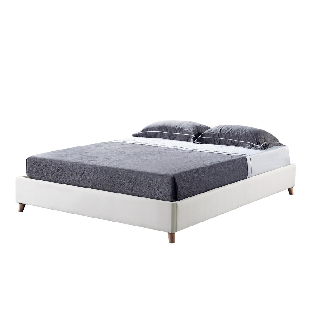 Furniture of America Holland Mid-Century Modern Fabric Upholstered Bed