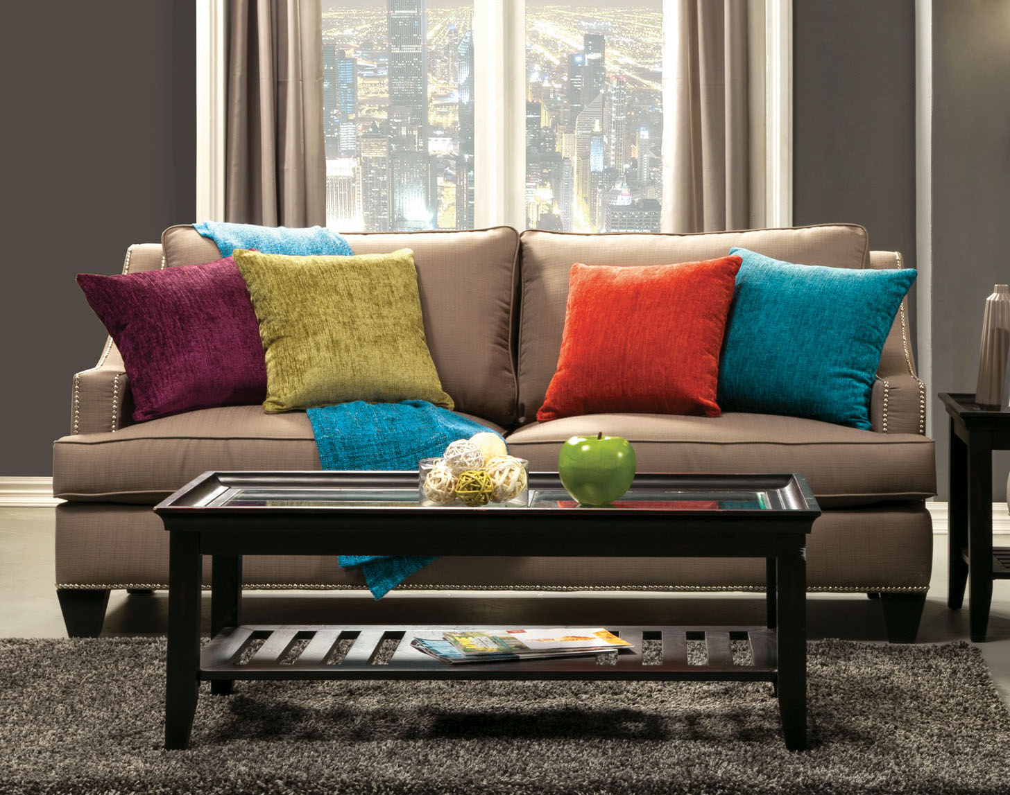 Furniture of America Domingo Contemporary Style Sofa