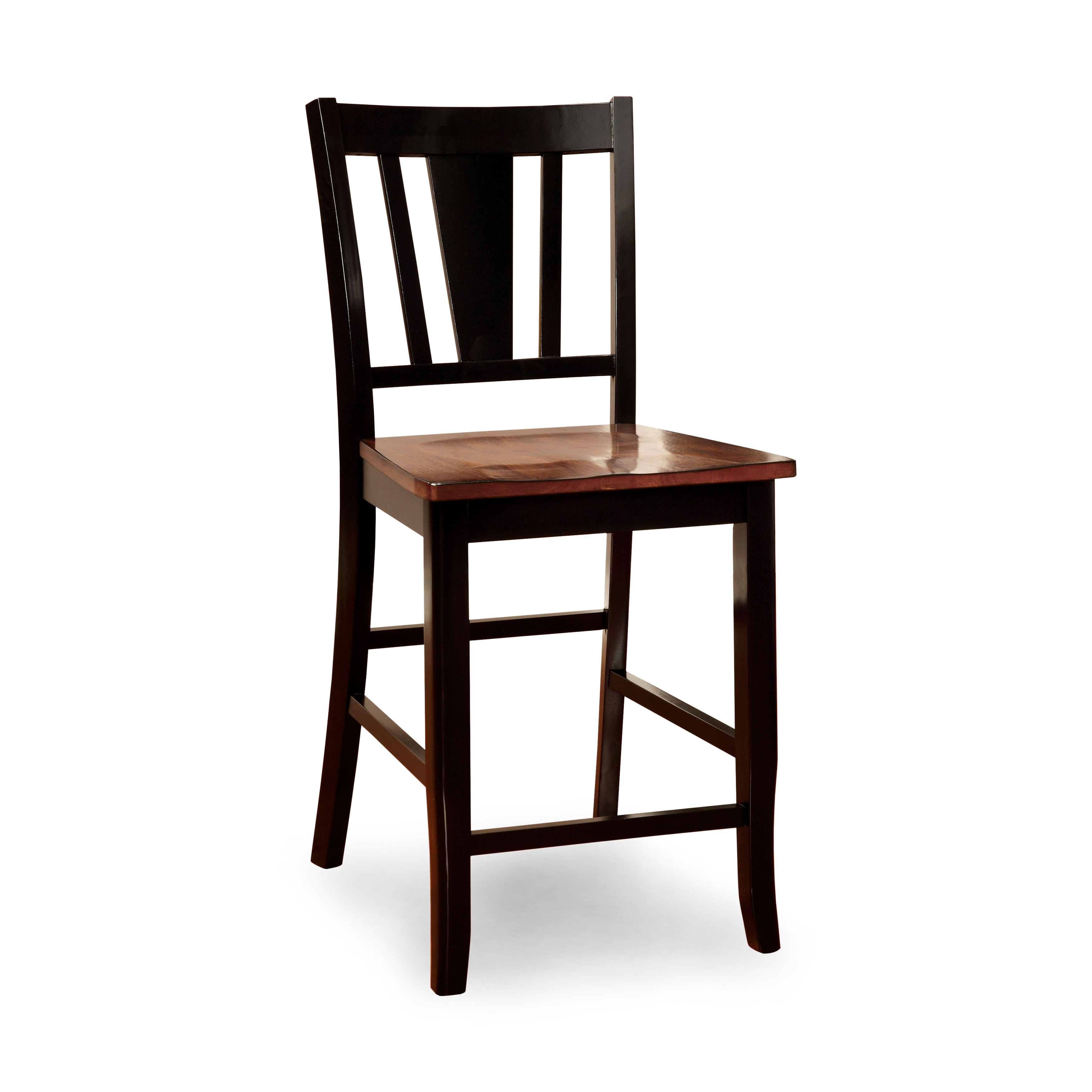 Furniture of America Perry Country Style 22.75-Inch Counter Height Chair (Set of 2)