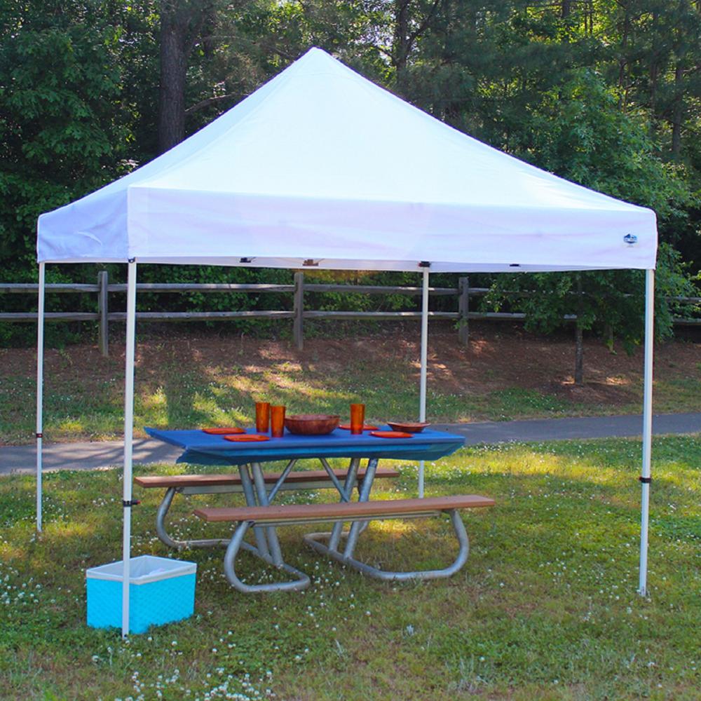 King Canopy 10' x 10' Tuff Tent - Instant Canopy - White