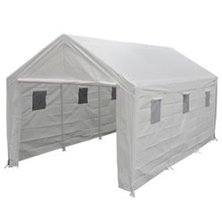 King Canopy HC1020PCSL 10 x 20 ft. Hercules Snow Load with Enclosure Kit - 8 Leg Canopy- White