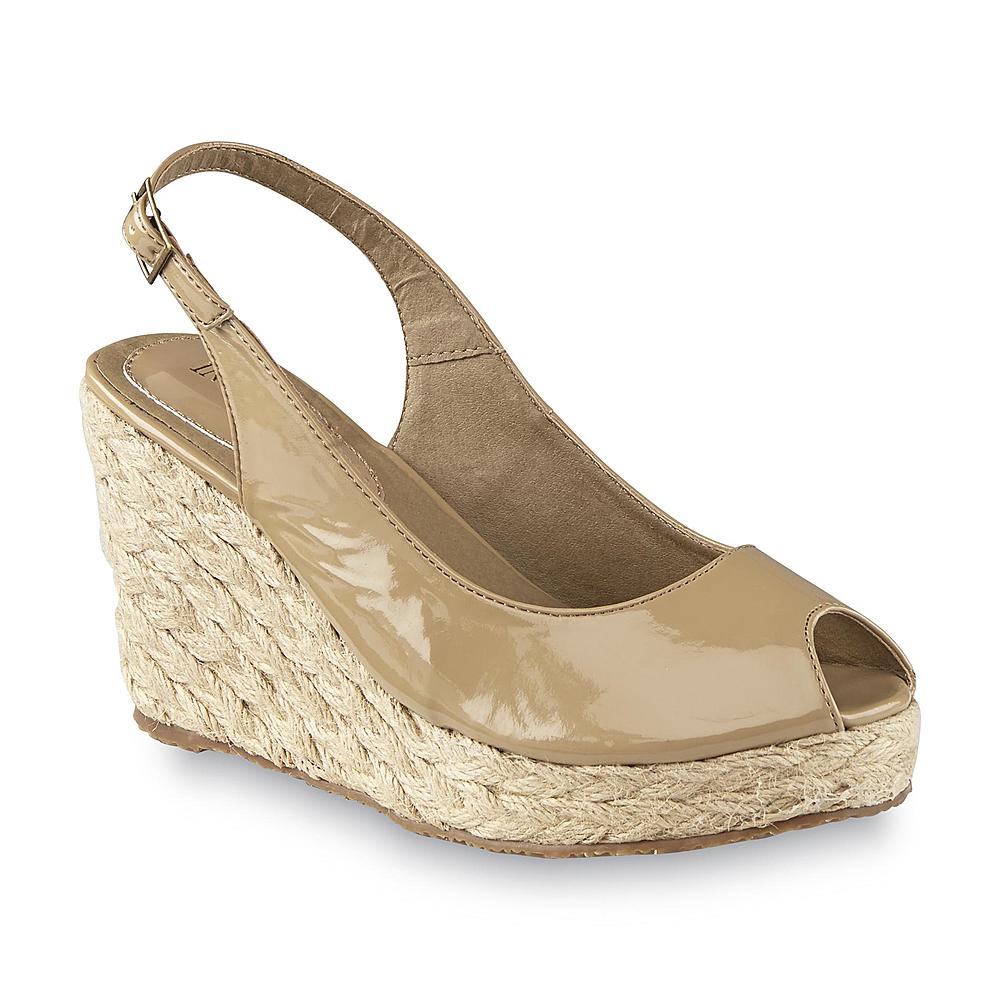 Intaglia Women's Boca Nude/Natural Wedge Sandal - Wide Widths Available