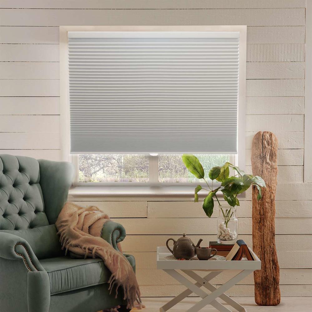 Chicology Cordless Cellular Shades / window blind fabric single cell, Honeycomb Cell with Lining, Blackout