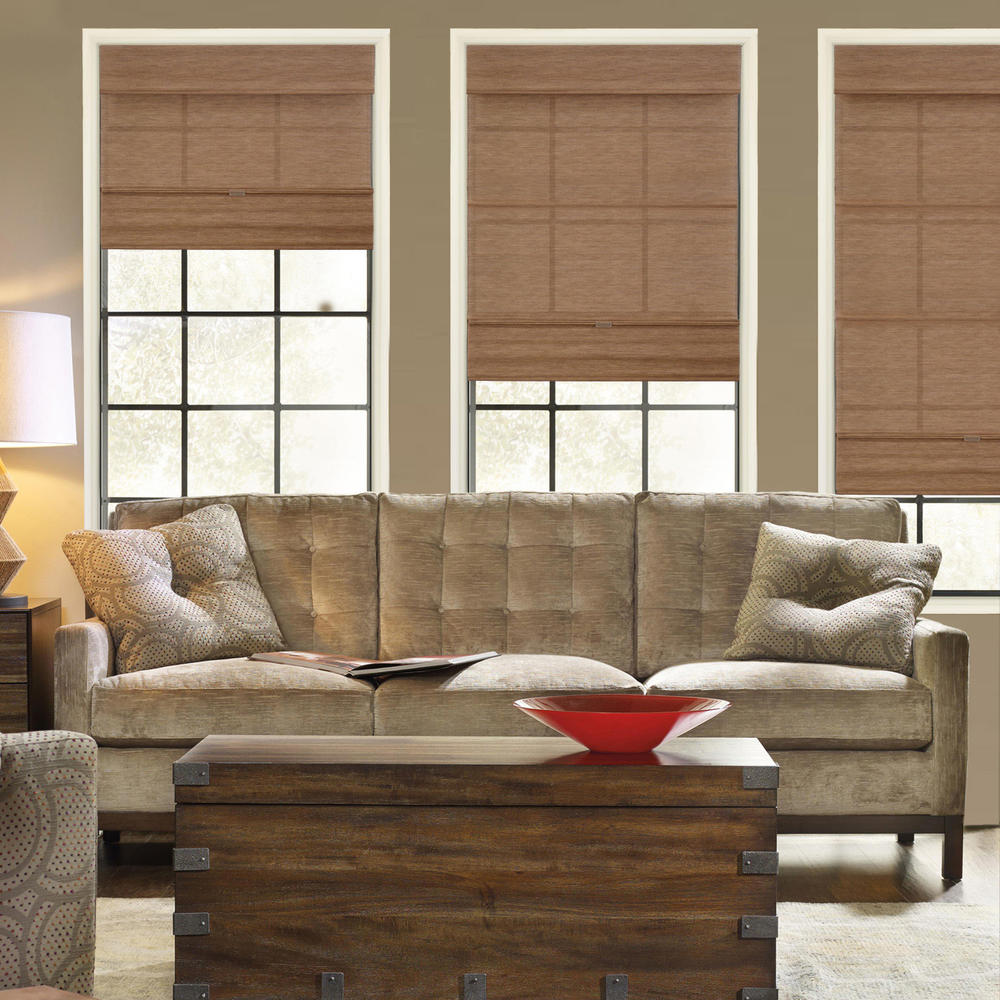 Chicology Cordless Roman Shades / Window Blind Fabric Curtain