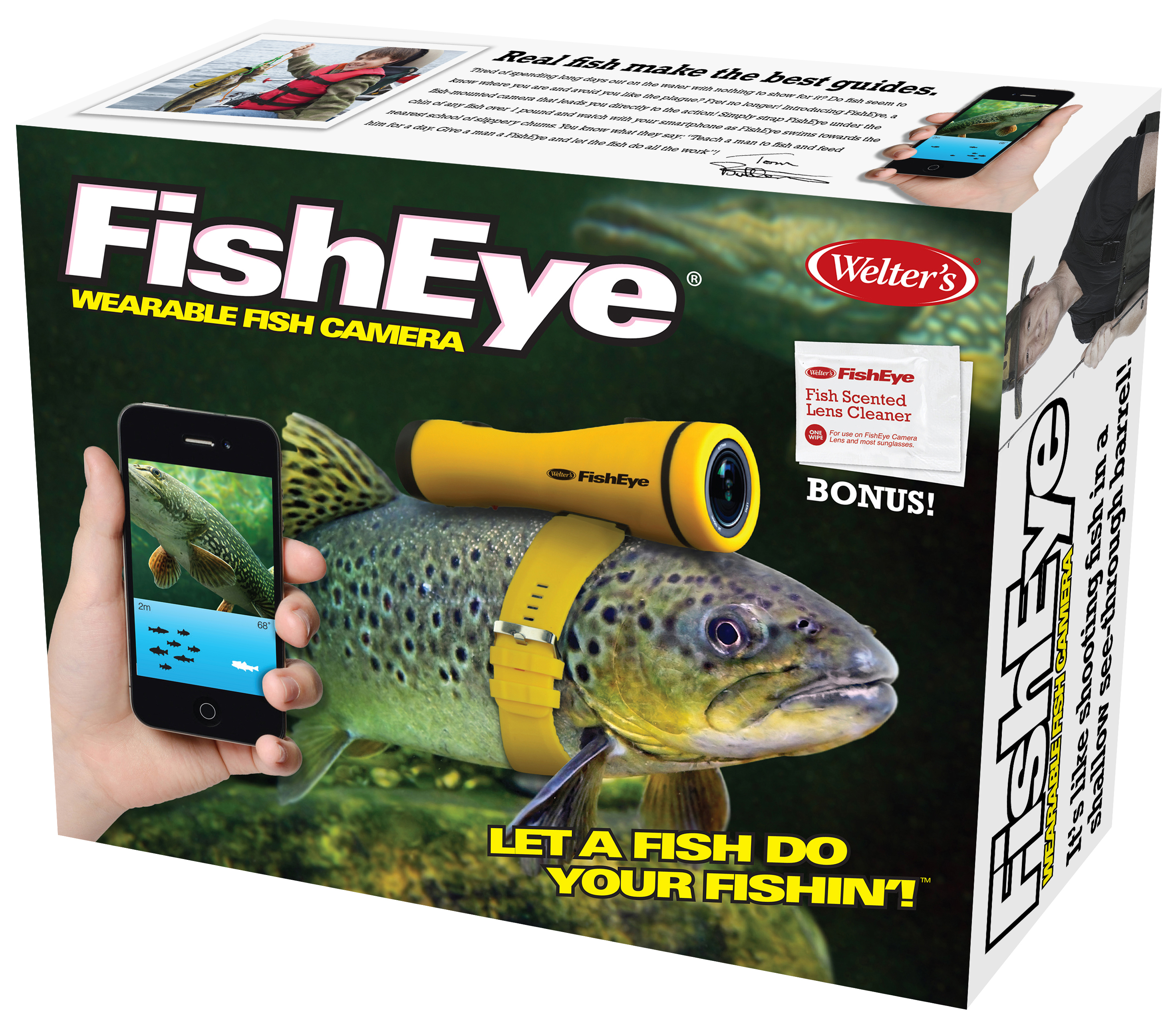 FishEye Wearable Video Camera -Prank Gift Box