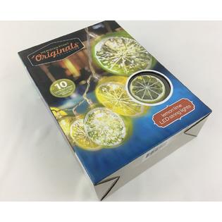 Meridian Point Lsl 12 3176 Lemon Lime Led Light String Sears