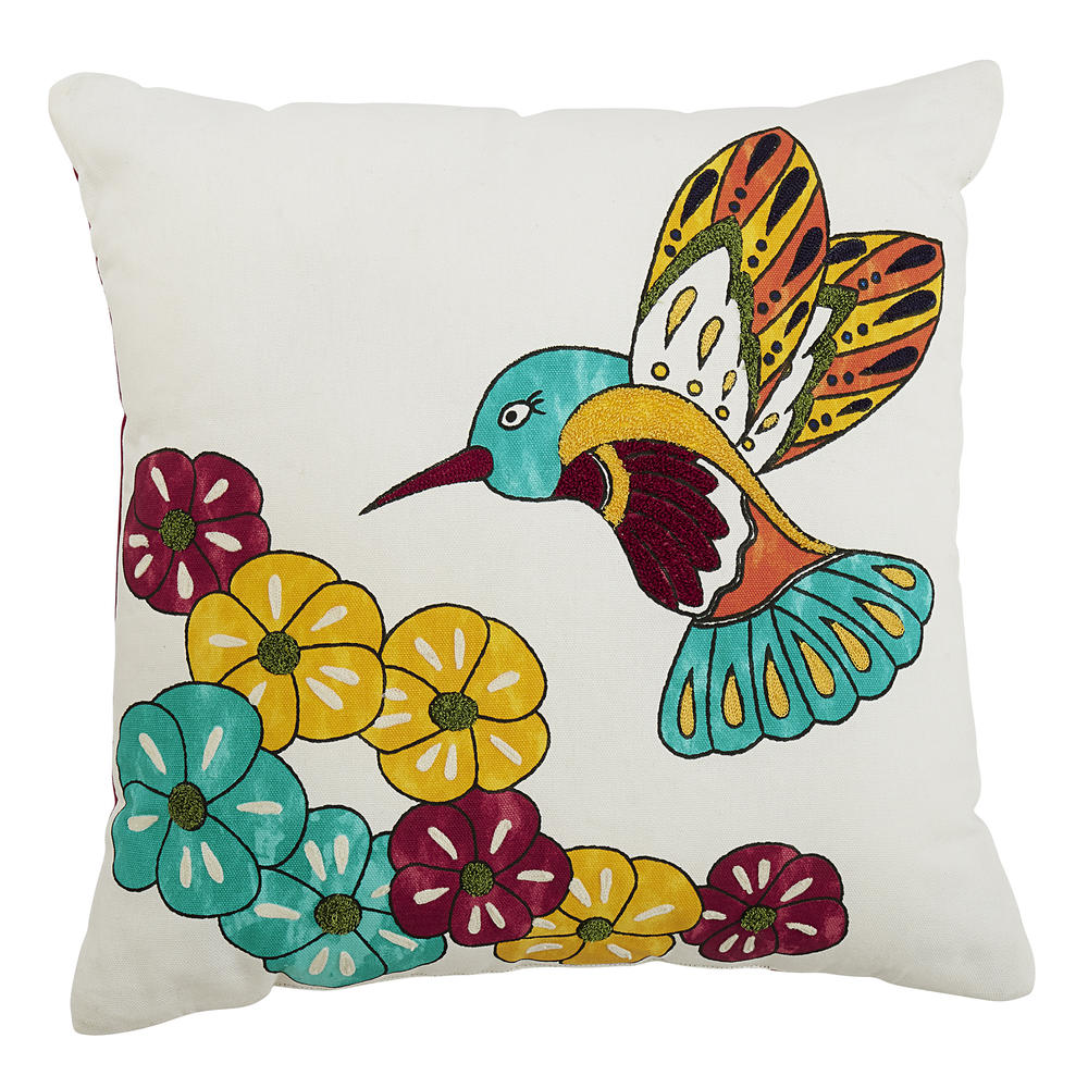 Sutton Rowe Outdoor Pillow - Humming Bird
