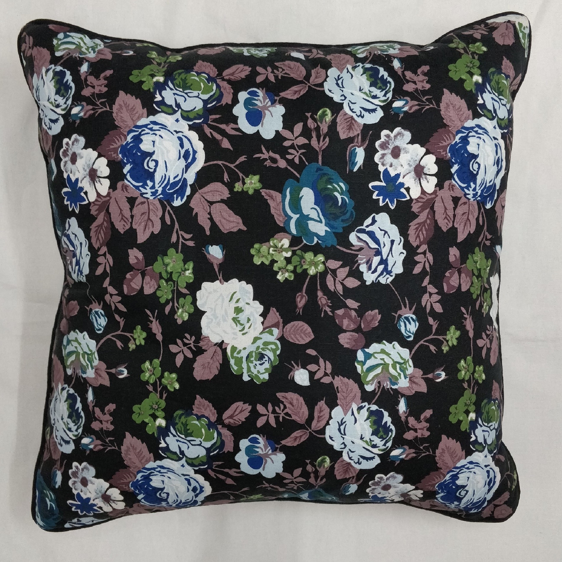 Sutton Rowe 18” Decorative Pillow – Floral, Purple Sutton Rowe 18” Decorative Pillow – Floral, Purple