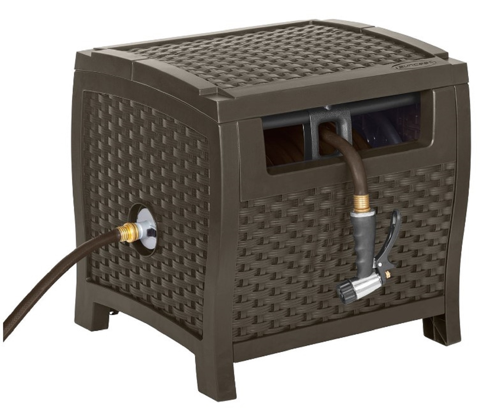 Suncast 175' Outdoor Hose Hideaway with Hose Guide